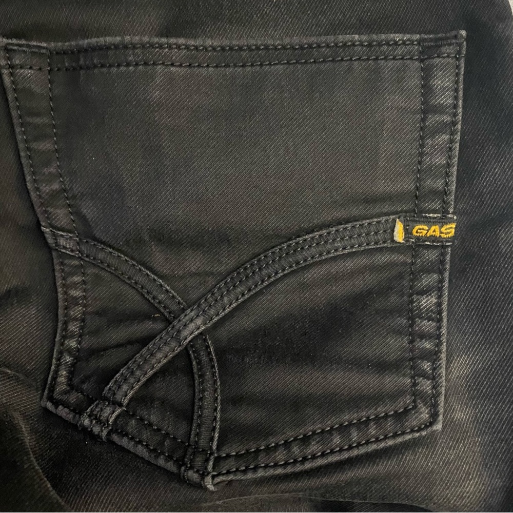 Gas Jeans Anders Slim Fit Men's Black Denim W32 x L30 Classic Style - Picture 6 of 12